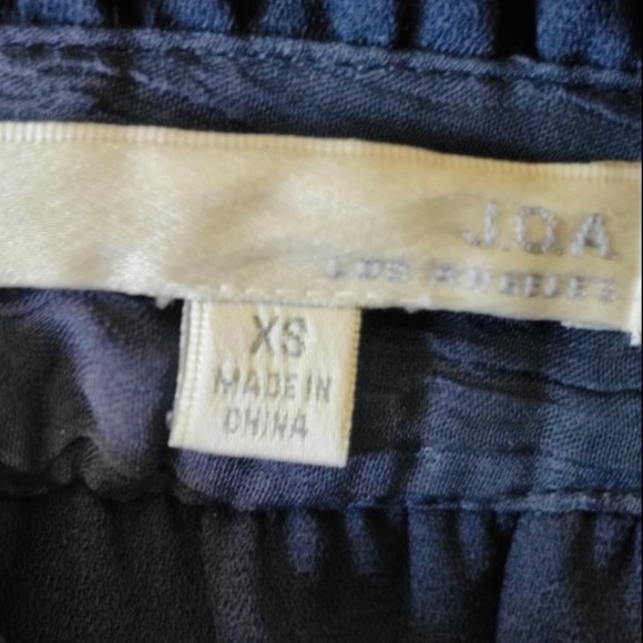 JOA los angeles shorts romper XS blue sleeveless - Picture 7 of 7